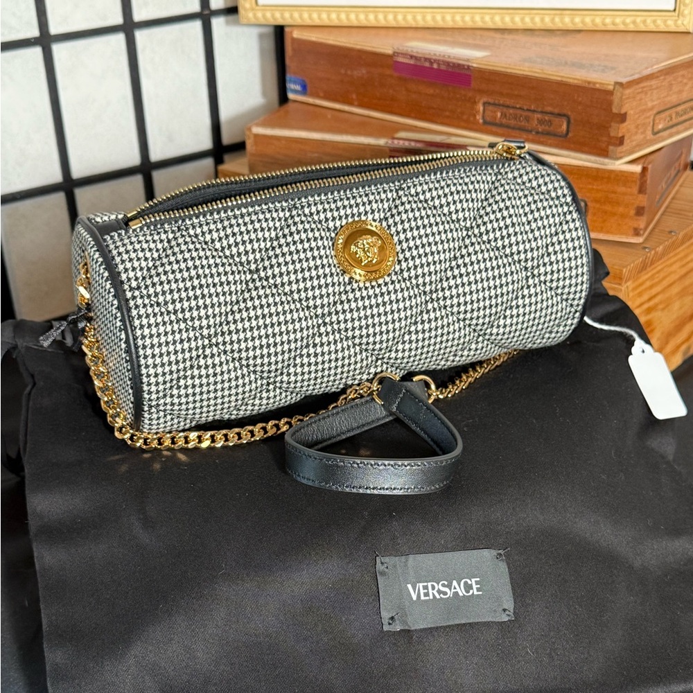❌SOLD❌Versace Medusa Quilted Evening Sling Crossbody Bag